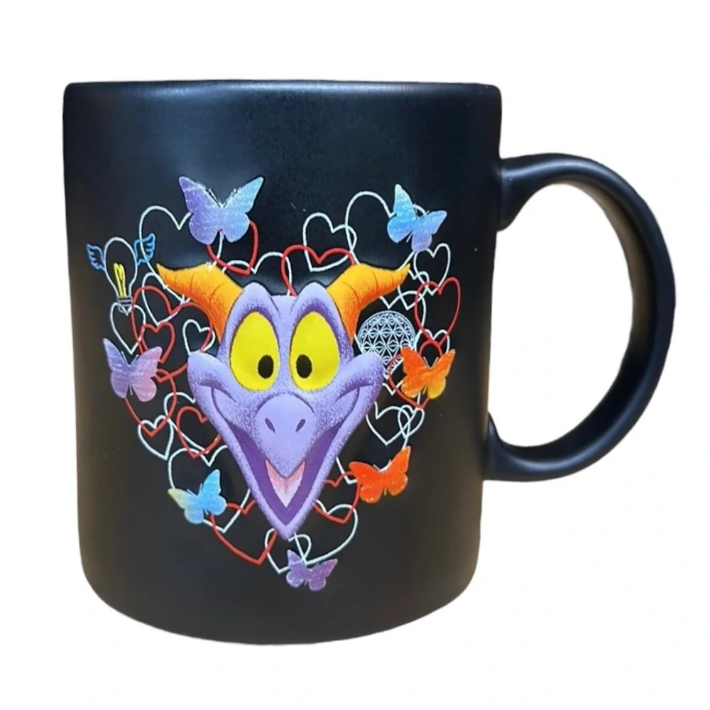 New Disney World Epcot Festival of the Arts Figment 15oz Chalk Board Coffee Mug